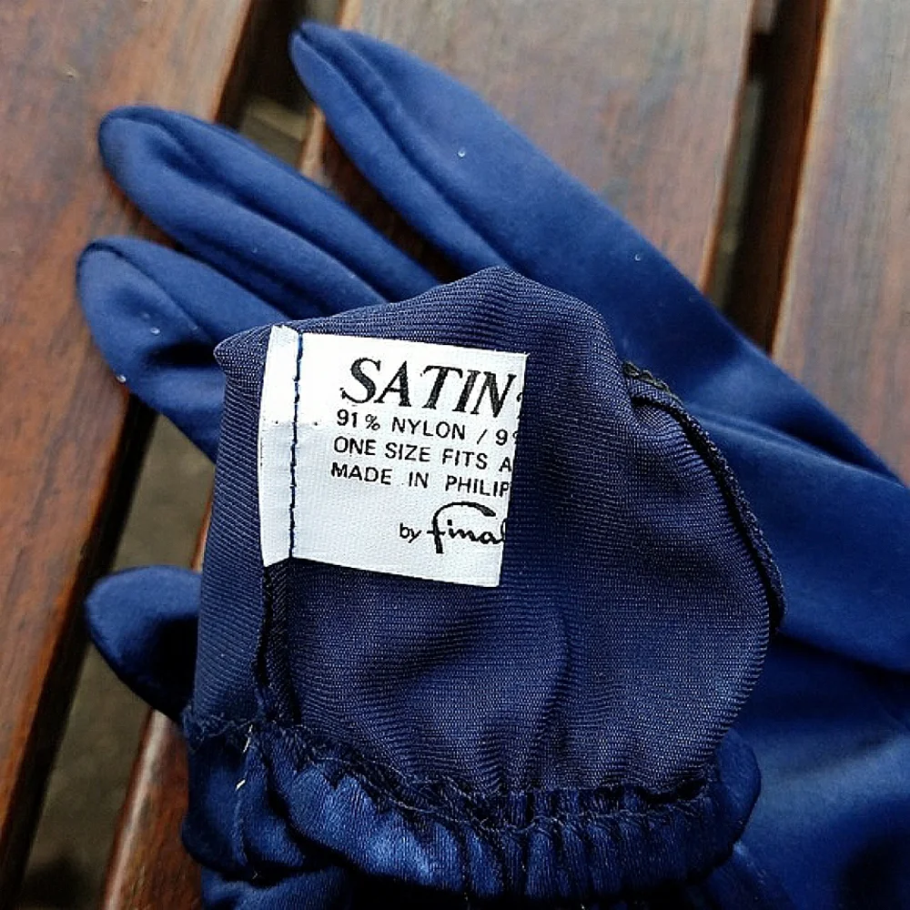 Satin Gloves Vintage OS
